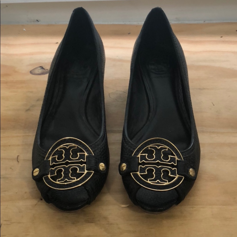 Tory Burch Open Toe 1” Wedge